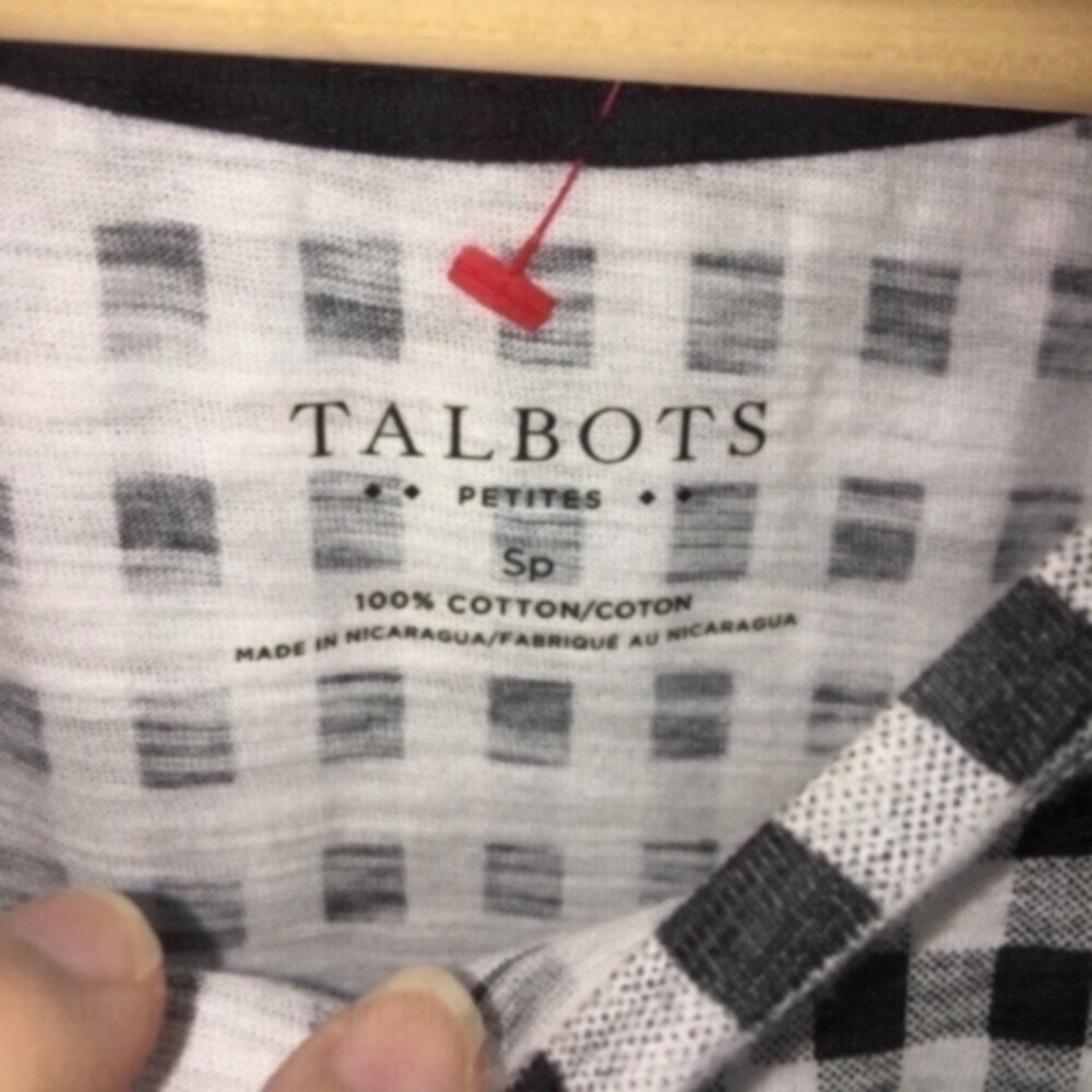 Talbots Gingham Blouse - Picture 3 of 4
